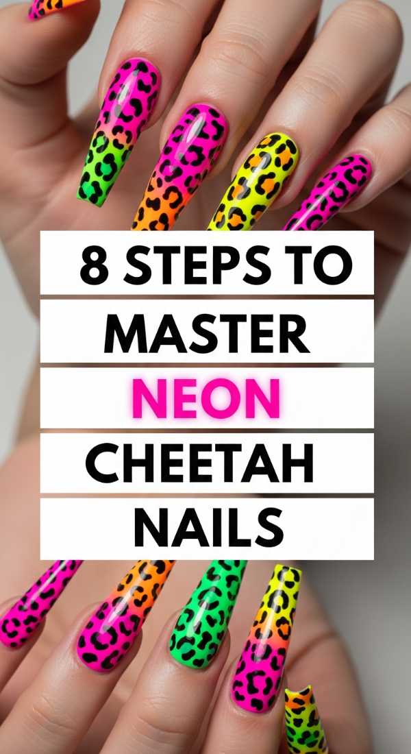 8 Steps To Master Neon Cheetah Print Nails 6a0599a7cd570