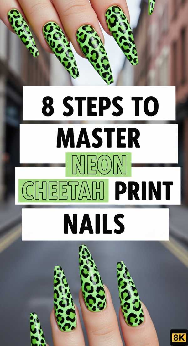 The Mani Manifesto: Your 2026 Ultimate Guide to Nail Shapes, Colors, and Care 8 Steps To Master Neon Cheetah Print Nails 6a05a133a280d