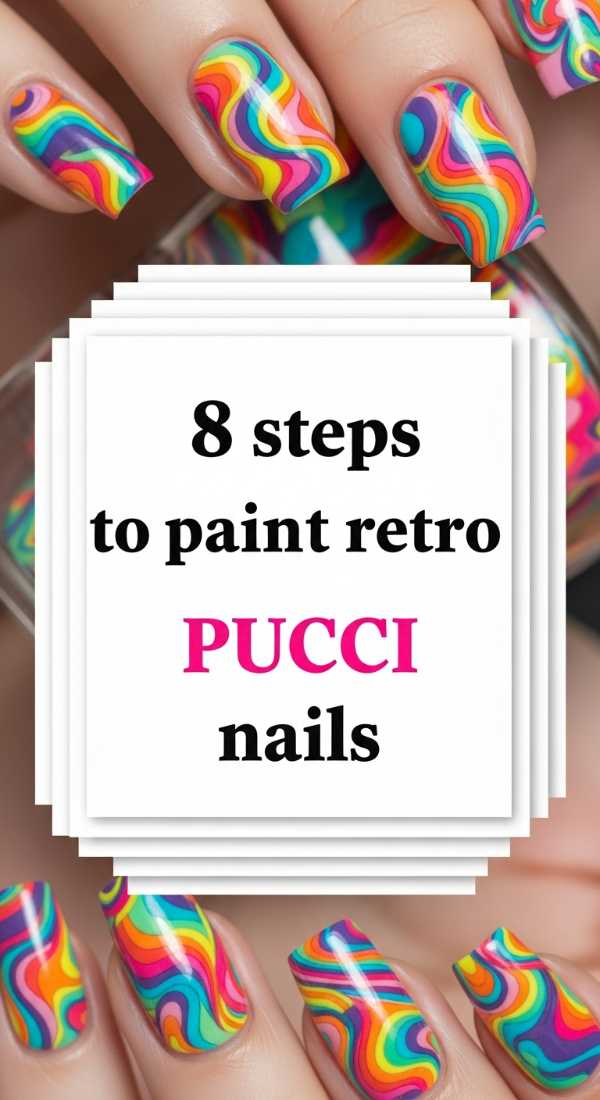 Mani Magic: Everything You Need to Know About 2026 Nails 8 Steps To Paint Retro Pucci Nails 6a059cbd99c95