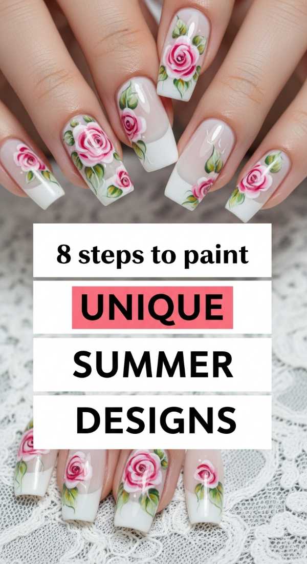 8 Steps To Paint Unique Summer Designs 6a031a1558d55