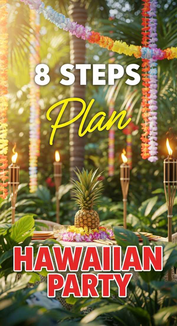 Party Under the Stars: Your Go-To Outdoor Celebration Board 8 Steps To Plan A Hawaiian Party 6a157c92ba79a