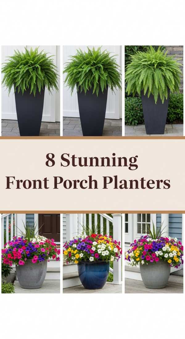 8 Stunning Front Porch Planters 6a04b3a4d303f