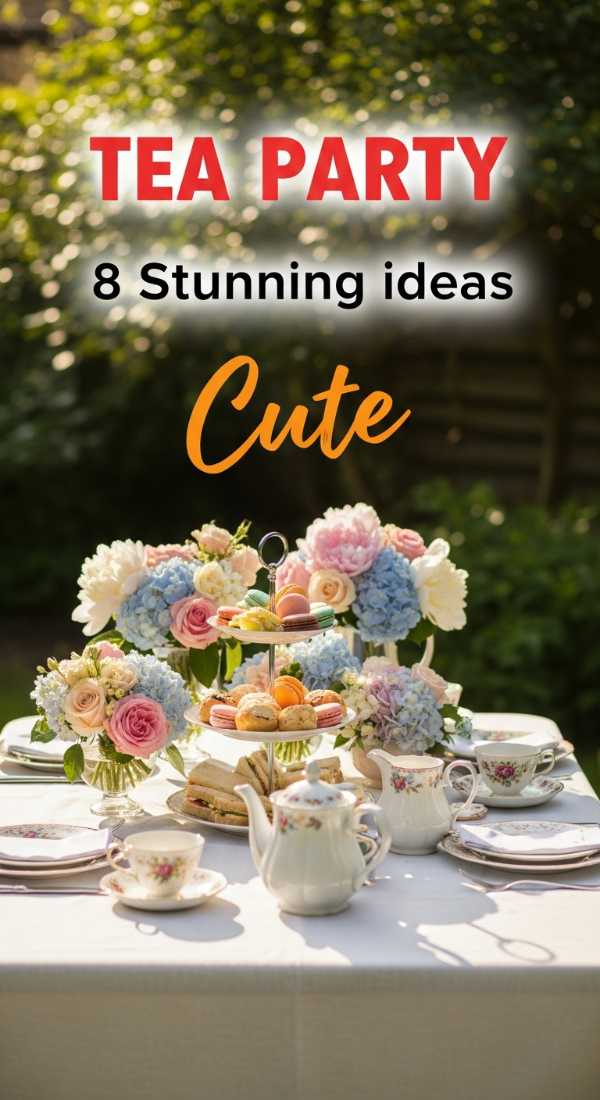 8 Stunning Ideas For A Whimsical Tea Party 6a0db3c43e8e1