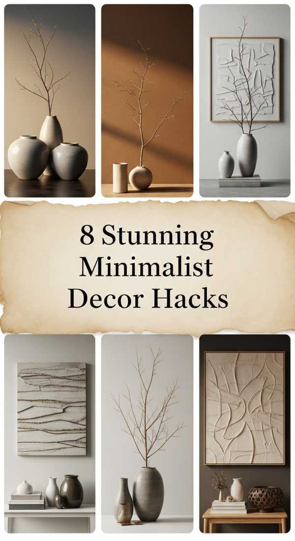 8 Stunning Minimalist Decor Hacks 6a1b22660c829