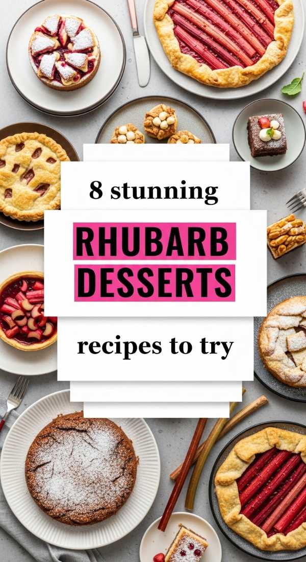 Tart, Sweet, and Totally Addictive: The Best Rhubarb Desserts Ever 8 Stunning Rhubarb Desserts Recipes To Try 69fd8a95c8cae
