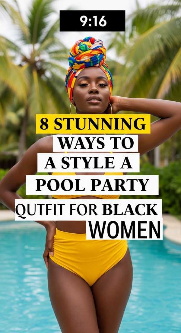 8 Stunning Ways To Style A Pool Party Outfit For Black Women 6a18a6921cf71