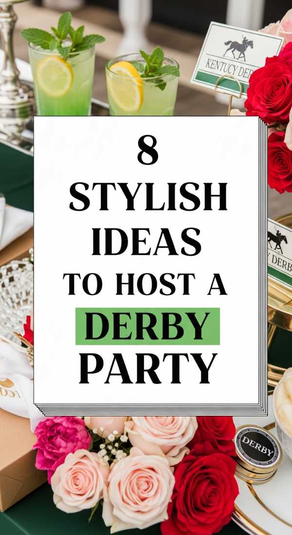 8 Stylish Ideas To Host A Derby Party 69f47eec1fcc0