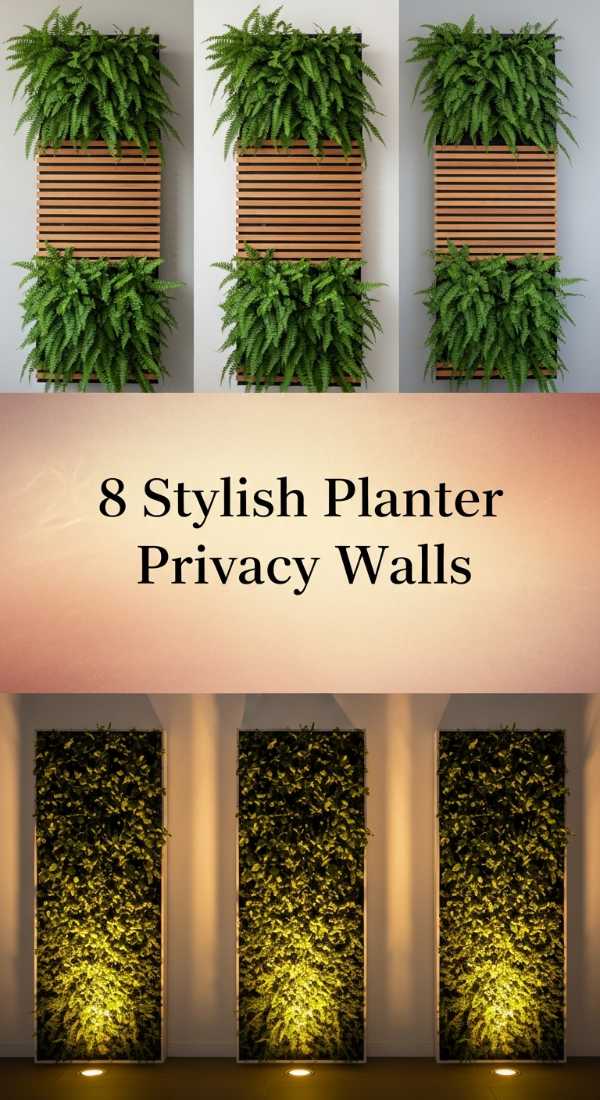 The Ultimate DIY Guide to Creating Your Dreamy Outdoor Living Room 8 Stylish Planter Privacy Walls 69fb050248665