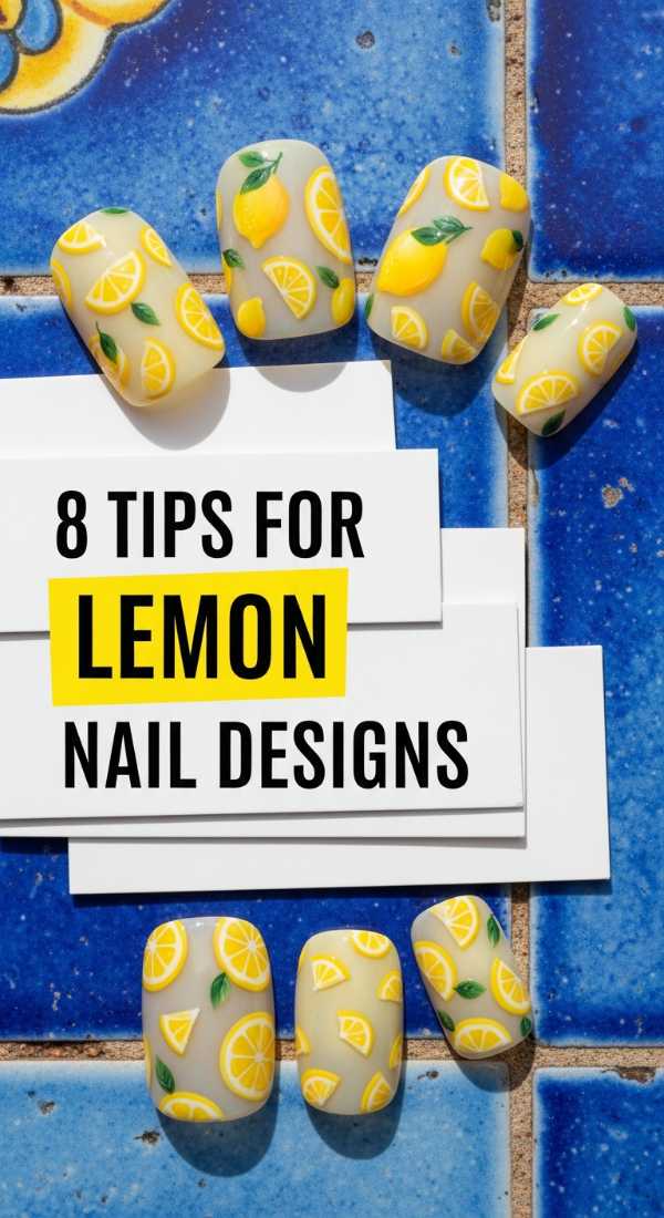8 Tips For Lemon Nail Designs 6a059f7b20d75