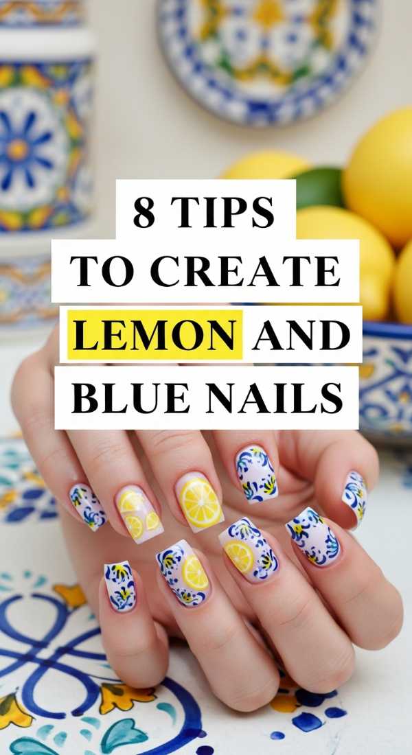 8 Tips To Create Lemon And Blue Nails 6a0599a13d6f9