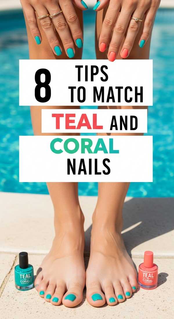 8 Tips To Match Teal And Coral Nails 6a059fa66b493