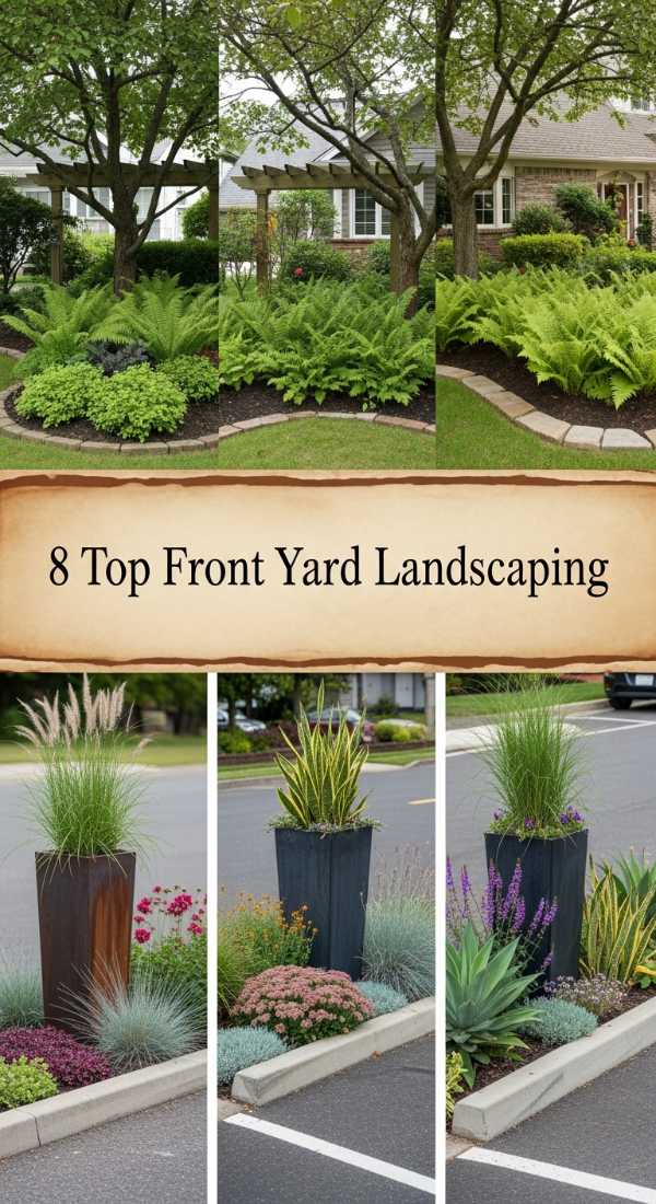 8 Top Front Yard Landscaping 6a04b3c4444cb