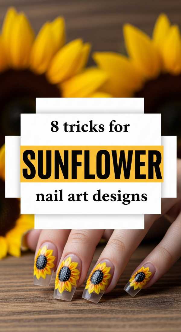2026 Style Forecast: Why These Spring & Summer Nail Designs Are Going Viral 8 Tricks For Sunflower Nail Art Designs 6a03311d45460