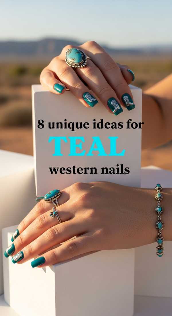 8 Unique Ideas For Teal Western Nails 6a0599879db9a