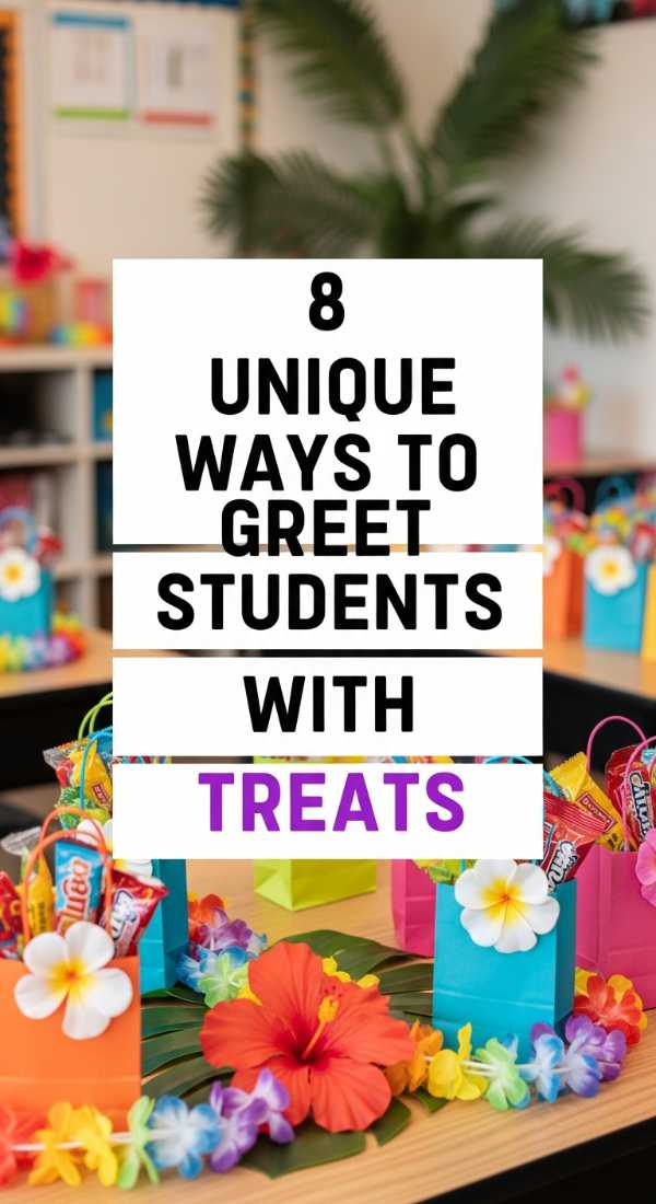 8 Unique Ways To Greet Students With Treats 6a18a3dfa5ef4