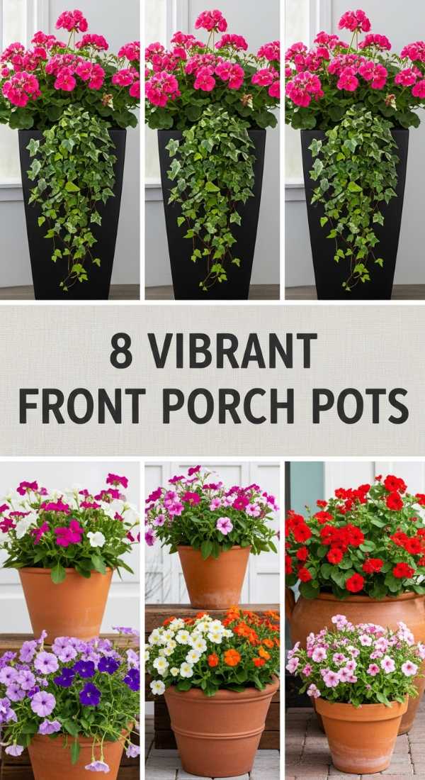 8 Vibrant Front Porch Pots 6a04bc58c7705