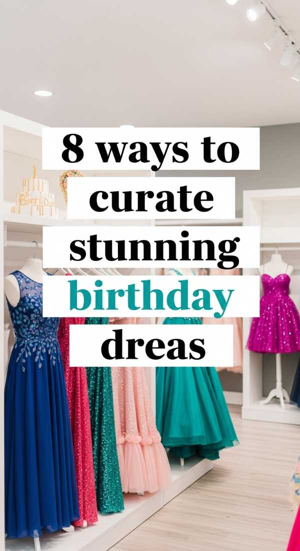 8 Ways To Curate Stunning Birthday Dress Ideas 6a057ec856243