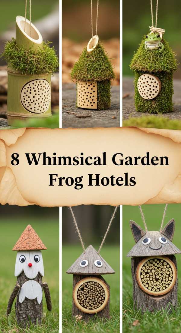 8 Whimsical Garden Frog Hotels 6a04b3a319fed