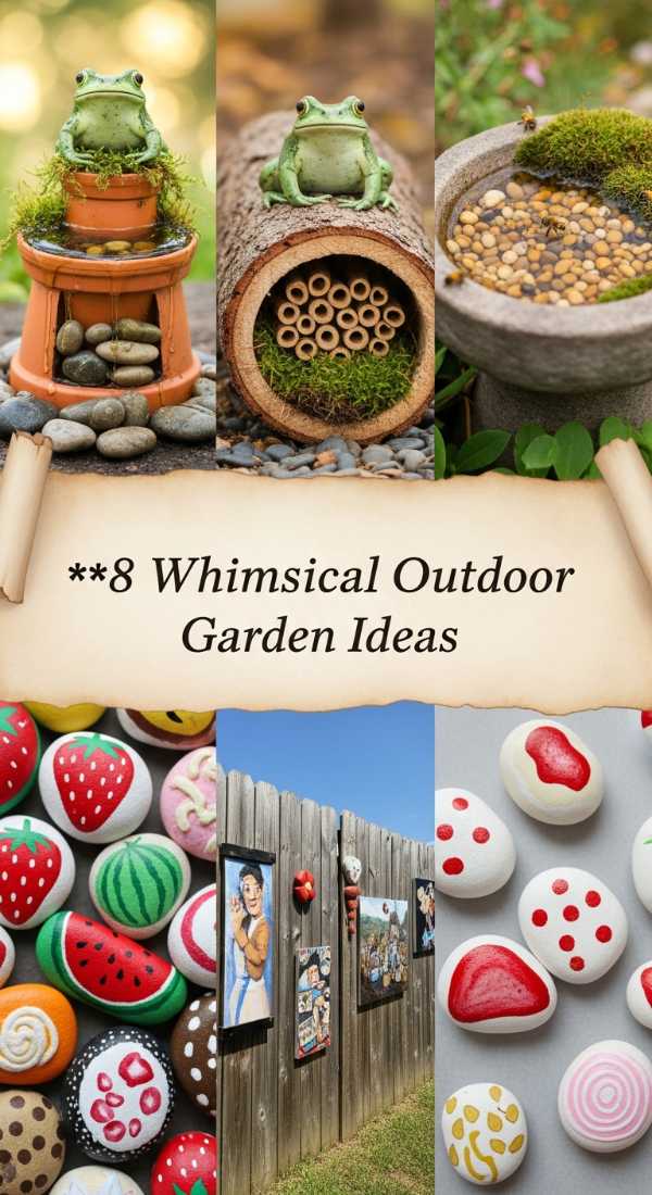 8 Whimsical Outdoor Garden Ideas 6a04b3af07928