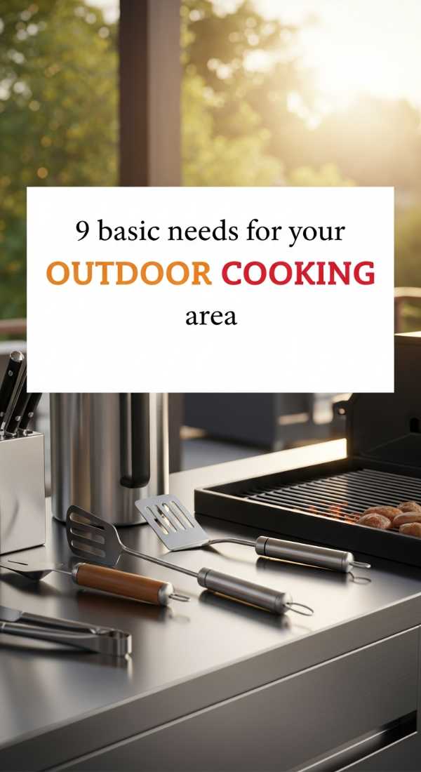 9 Basic Needs For Your Outdoor Cooking Area 69fc190ecc64a