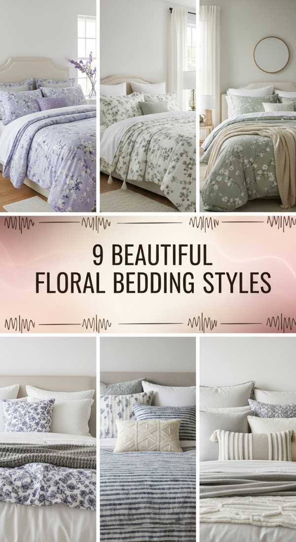 9 Beautiful Floral Bedding Styles 69f48f3b6114c