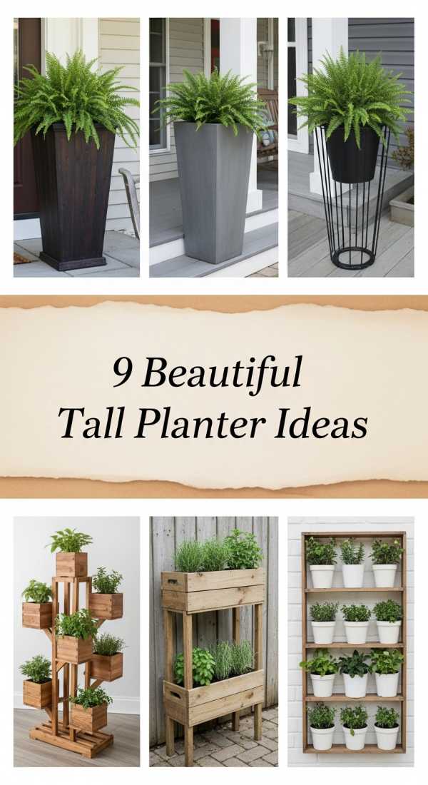9 Beautiful Tall Planter Ideas 6a04badaf2a6a