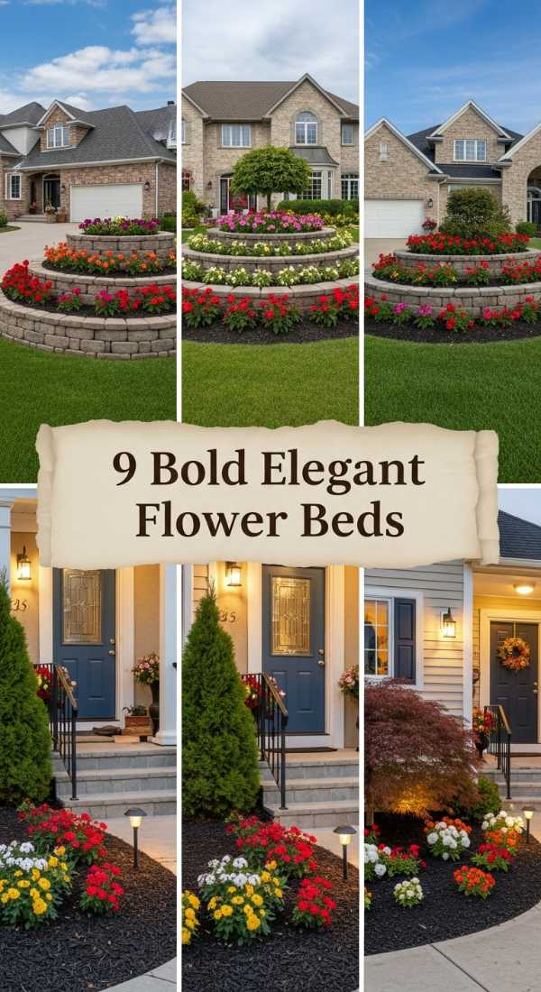 From Basic Backyard to Dreamy Oasis: Your Ultimate Guide to Outdoor Living 9 Bold Elegant Flower Beds 69fb076d80af9