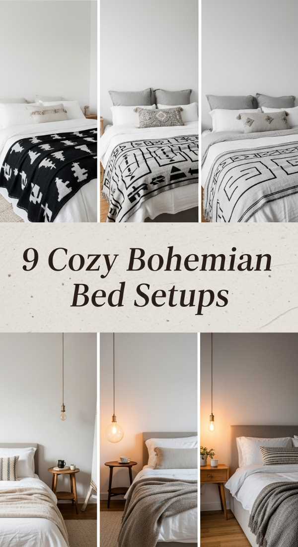 Chic & Free: Master the Modern Boho Aesthetic 9 Cozy Bohemian Bed Setups 6a0ea3093c188