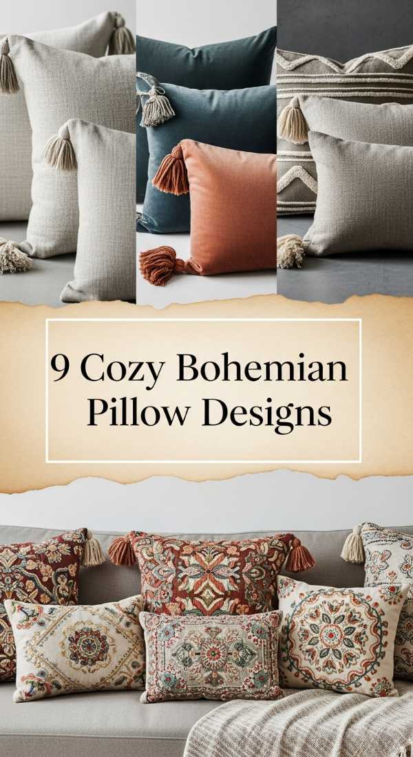 Elevated Wanderlust: How to Master Modern Luxury Bohemian Style 9 Cozy Bohemian Pillow Designs 6a0ea33ed3806
