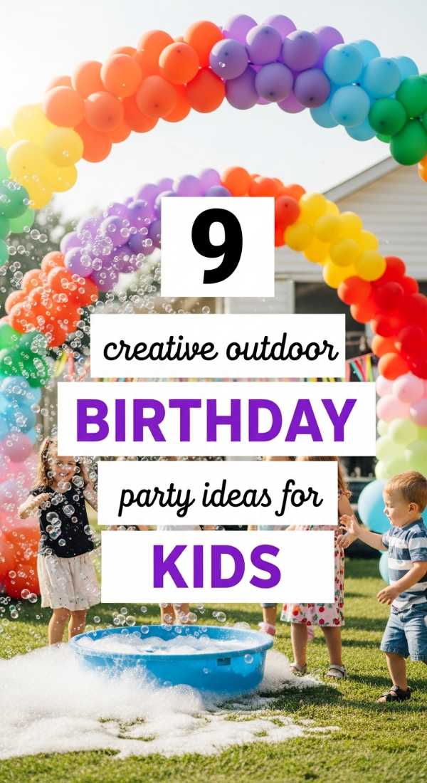 9 Creative Outdoor Birthday Party Ideas For Kids 69fb14182d730