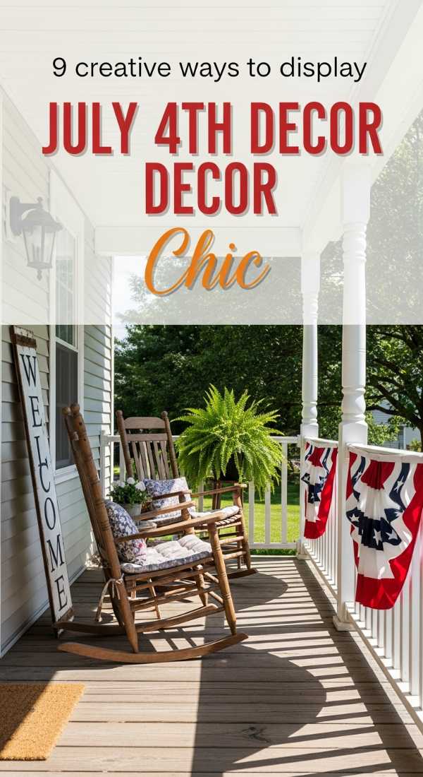 9 Creative Ways To Display July 4th Decor 6a0d98b387e68