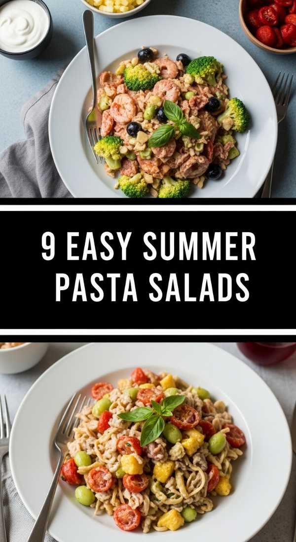 9 Easy Summer Pasta Salads For Picnics 6a043fd634e42