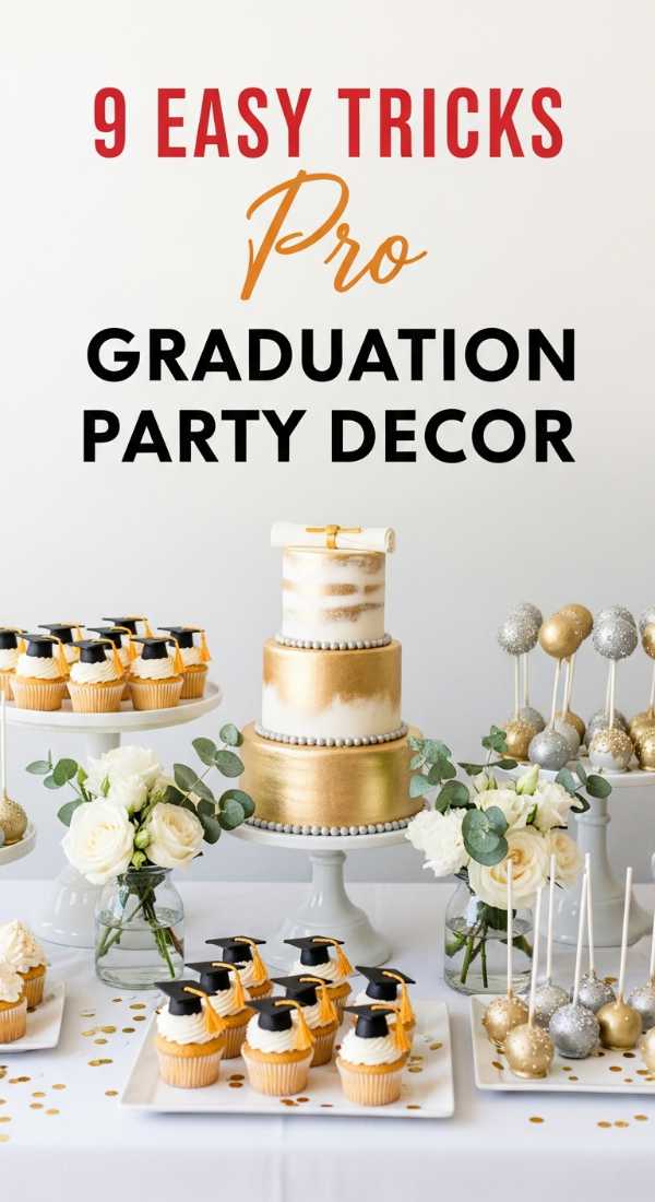 9 Easy Tricks To Style Graduation Party Decor Like A Pro 69fae90737642