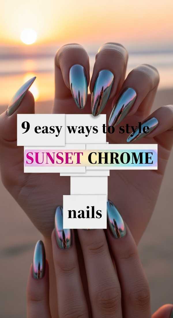 9 Easy Ways To Style Sunset Chrome Nails 6a0595cc95891