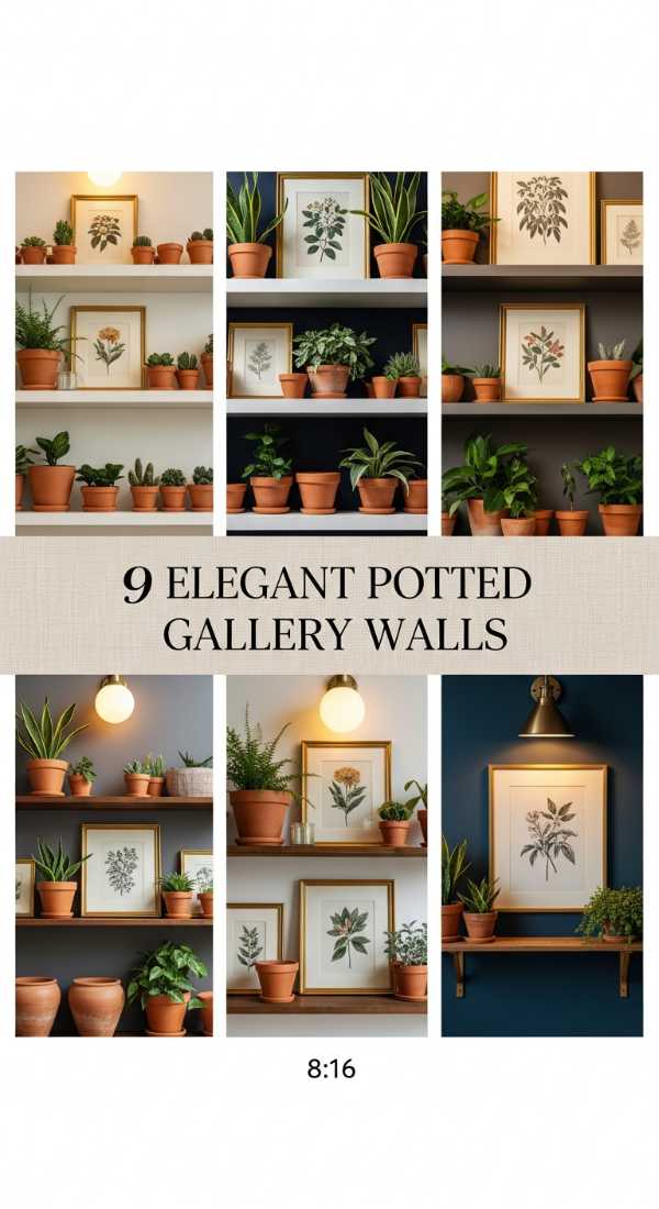 9 Elegant Potted Gallery Walls 69f48dfc6ee13
