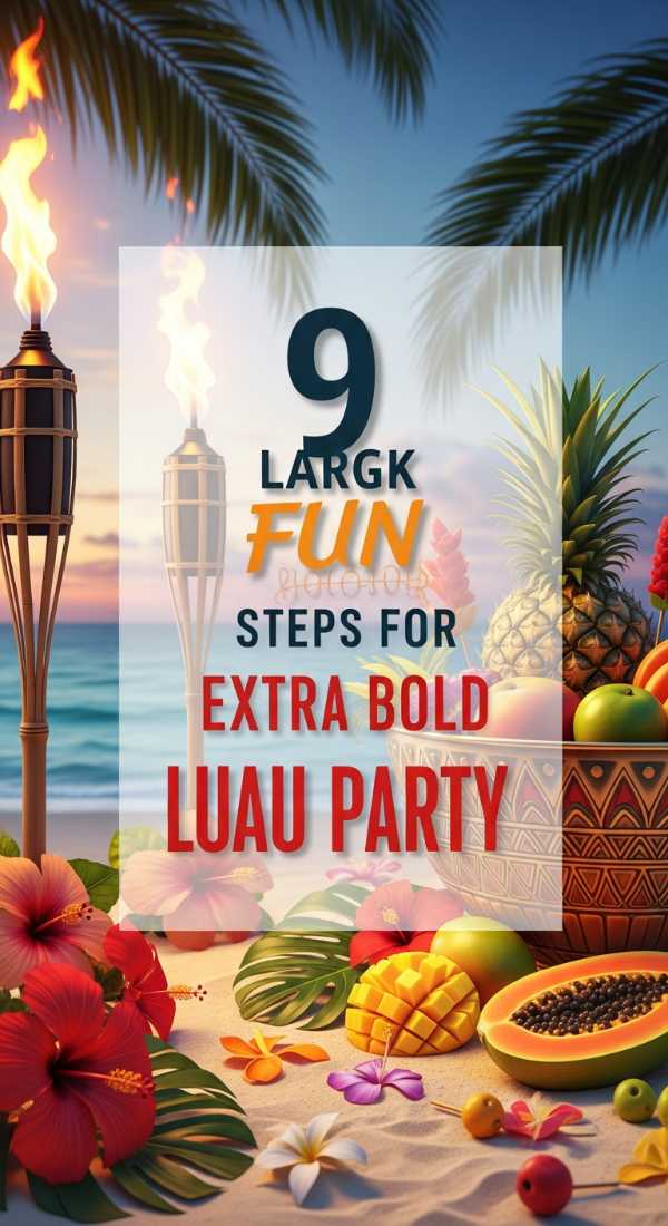 9 Fun Steps For Luau Party Decorations 6a0db3e59fe34
