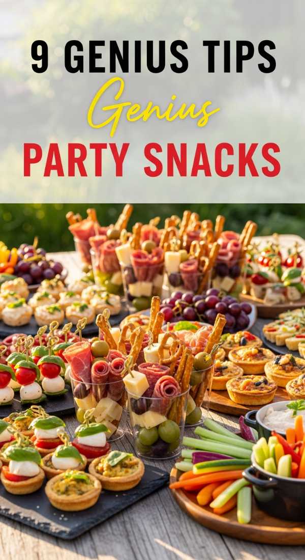 9 Genius Tips To Serve Outdoor Party Snacks 69f86c6f783d2