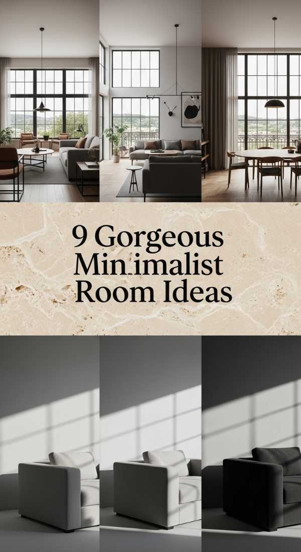 9 Gorgeous Minimalist Room Ideas 6a0ea9168b31e