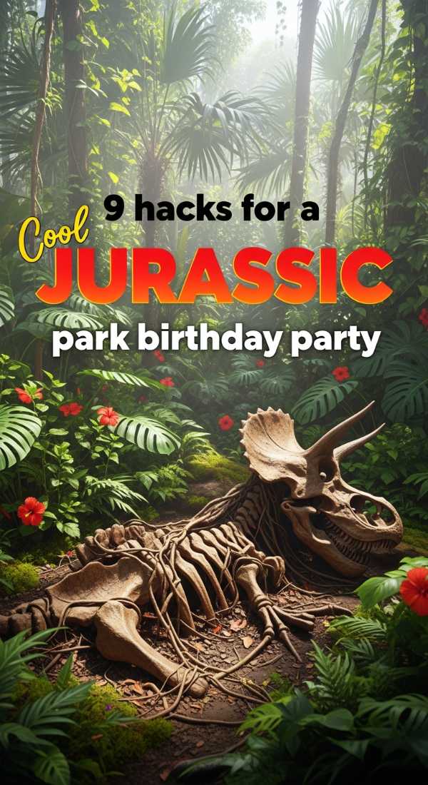9 Hacks For A Jurassic Park Birthday Party 69f86c6062baf