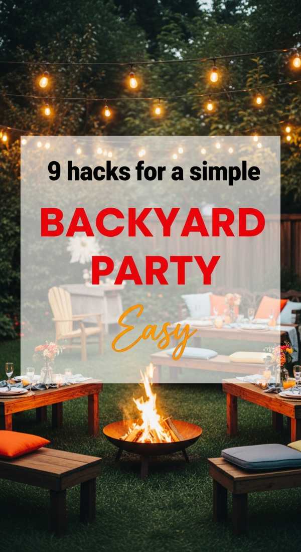 9 Hacks For A Simple Backyard Party 69f72541b15aa