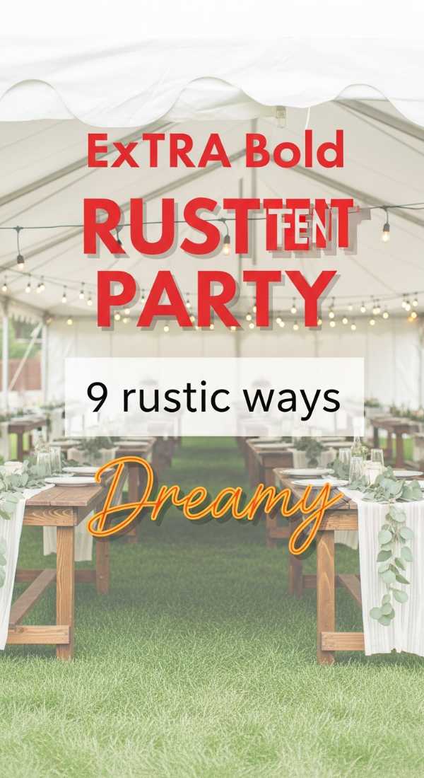 The Ultimate Guide to Planning an Unforgettable Backyard Celebration 9 Rustic Ways To Decor A Backyard Tent Party 6a0d9ee7bd128