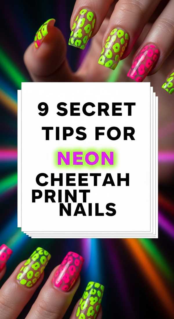9 Secret Tips For Neon Cheetah Print Nails 6a0597dd41235