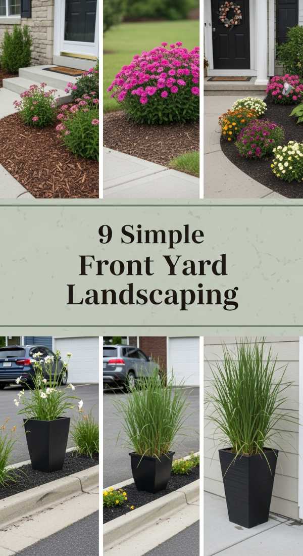 9 Simple Front Yard Landscaping 6a04c960adc6c