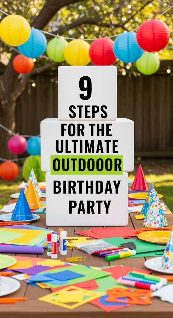 Stress-Free Celebration: DIY Hacks for Your Best Summer & Grad Party Ever 9 Steps For The Ultimate Outdoor Birthday Party 6a0deeead320f