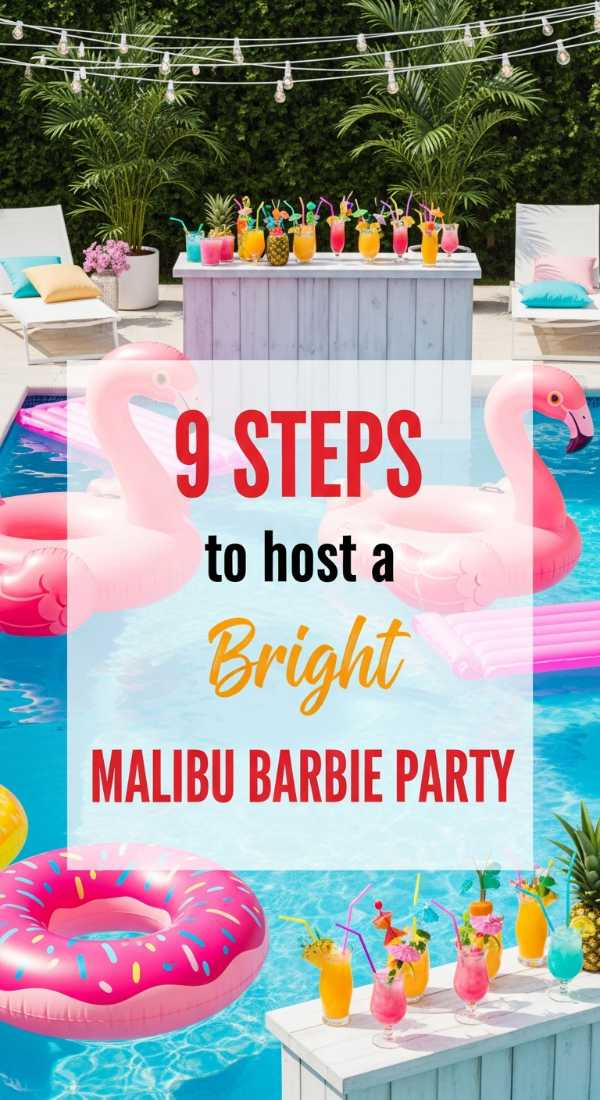9 Steps To Host A Malibu Barbie Birthday Party 69fc2adf1c394