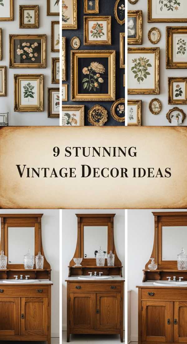 9 Stunning Vintage Decor Ideas 6a035a7ccafd8