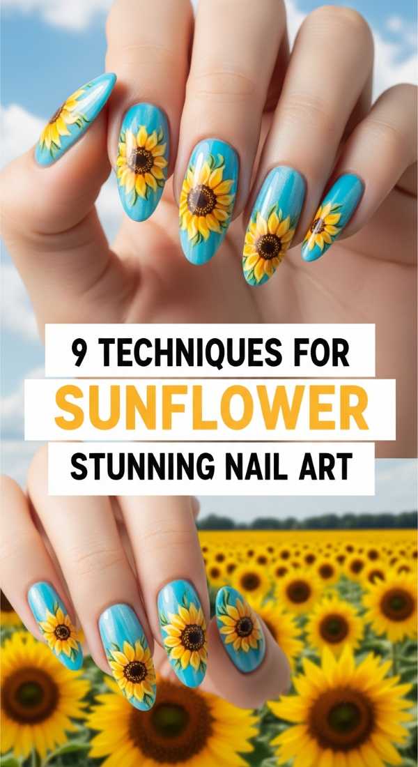 9 Techniques For Stunning Sunflower Nail Art 6a0331399c6f7