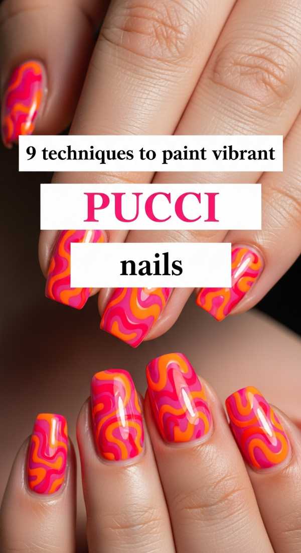 9 Techniques To Paint Vibrant Pucci Nails 6a05a13935a84