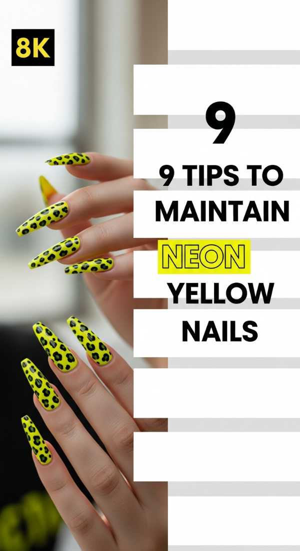 9 Tips To Maintain Neon Yellow Nails 6a0599b0caffe