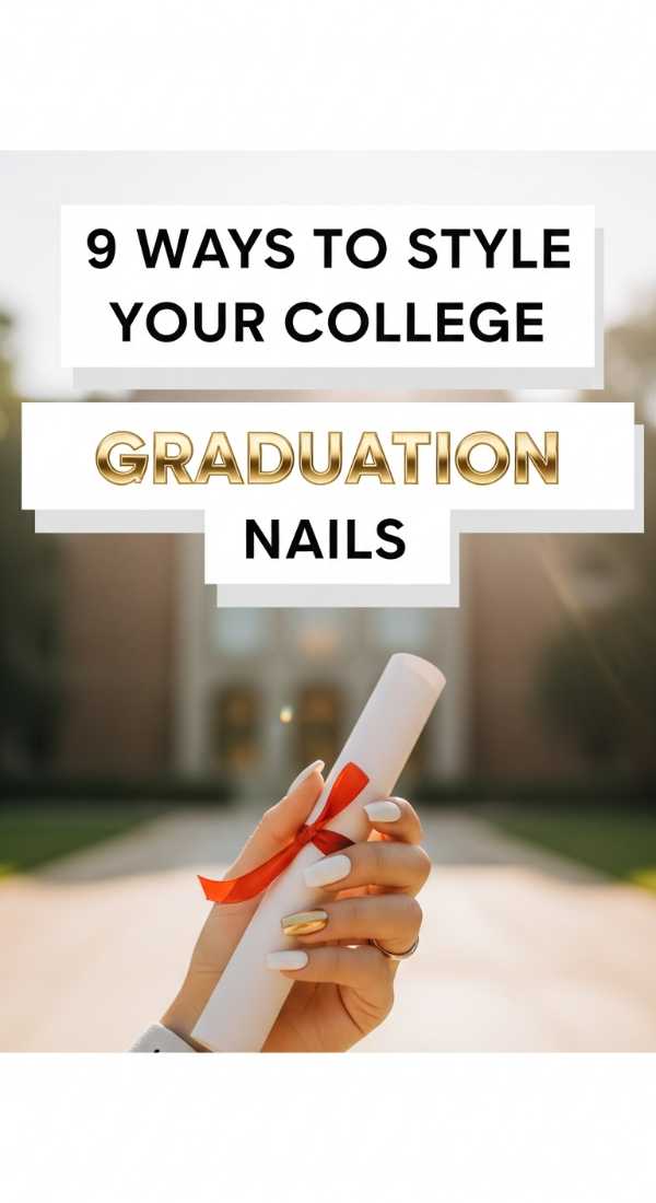 9 Ways To Style Your College Graduation Nails 6a059b396988f